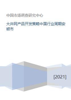 大井網產品開發策略在中國行業周期背景下的安順市開發實踐